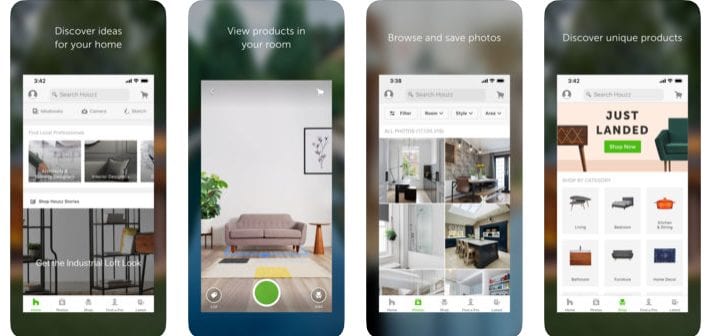 tela app houzz - Dica App do Dia