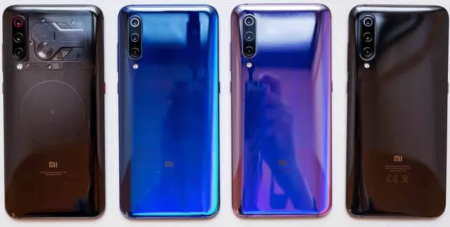 Modelos apresentados do Mi 9 da Xiaomi - Foto: The Verge