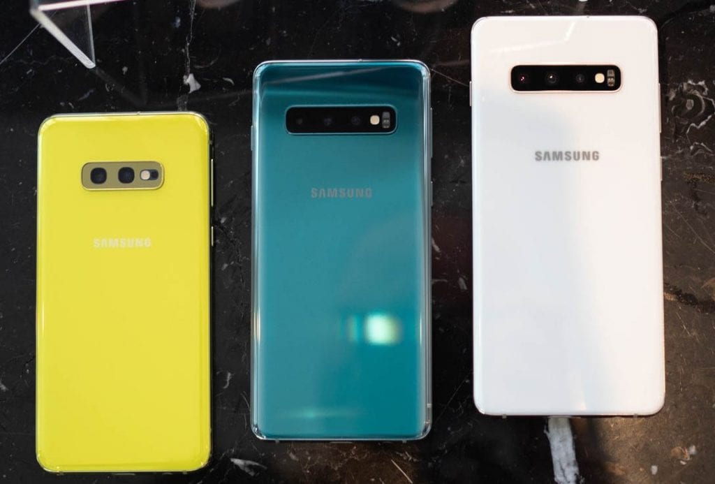 Os 3 Modelos Samsung S10 - Foto: Android Central