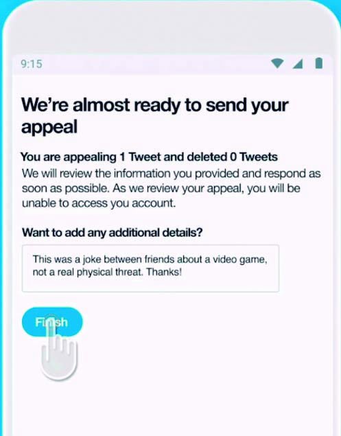 denuncia tweet pelo app