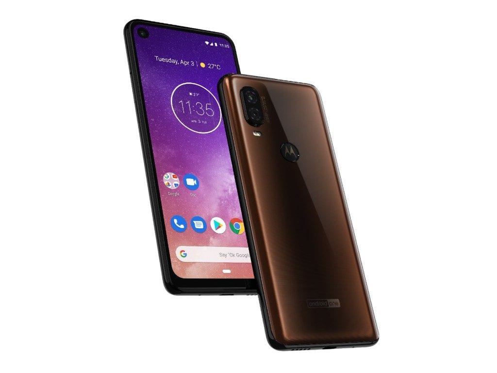 A Motorola One Vision Imagem: Twitter / @ Sudhanshu1414