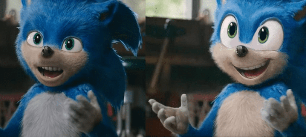 exemplo de como deveria ser o Sonic na Live Action