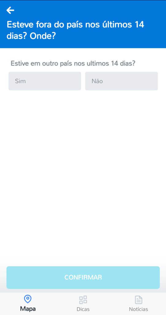 Continuação do questionário - Dica App do Dia