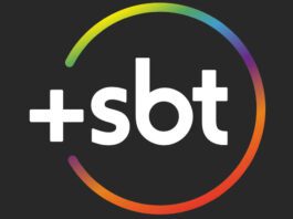 banner logo app +sbt disponível para Android e iOS