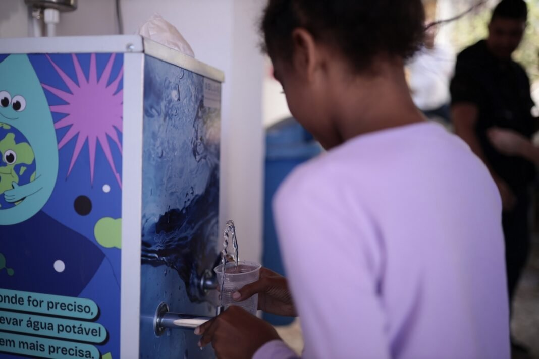 Boulevard Shopping BH implementa ponto de água potável na favela do Sumaré Boulevard Shopping BH implementa ponto de água potável na favela do Sumaré