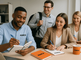 Material de escritório personalizado reforça branding