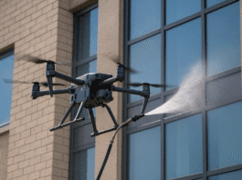 Tecnologia com drones impulsiona o mercado de limpeza
