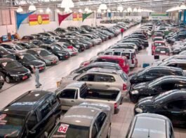 Vendas de carros usados crescem quase 14% em 2025