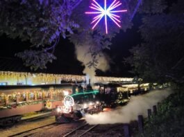 Tiradentes vive magia do Natal com Papai Noel e Maria Fumaça