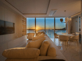 Apartamento une estilo Hamptons e tecnologia em BC