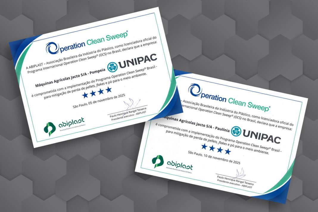 Unipac conquista 4ª estrela do programa OCS® Brasil Unipac conquista 4ª estrela do programa OCS® Brasil