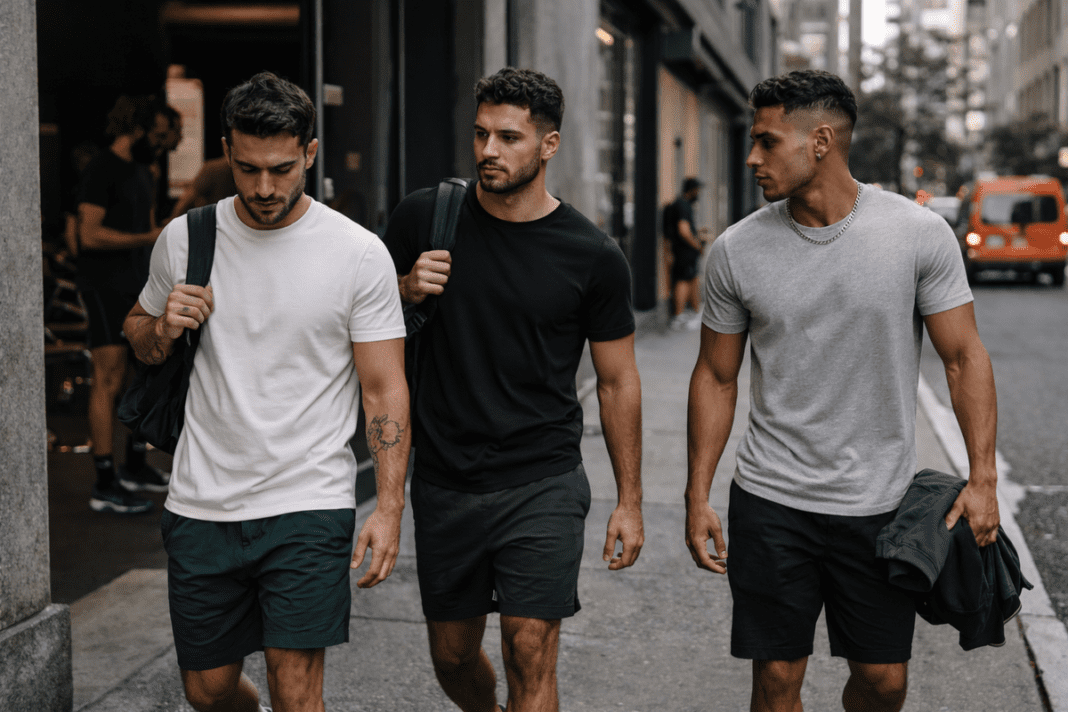 Muscle Shirt consolida tendência na moda masculina Muscle Shirt consolida tendência na moda masculina