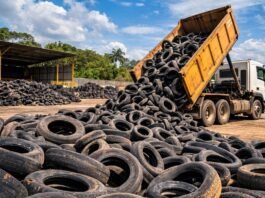 Importadores recolhem 384 mil toneladas de pneus em 2025