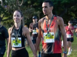 Corredores testam HUAWEI GT Runner 2 na Maratona de SP