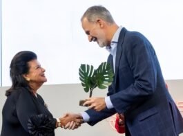 Luiza Helena Trajano recebe o South Summit Leadership Award