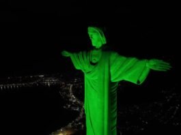 Bio Extratus celebra 35 anos com projeção no Cristo Redentor