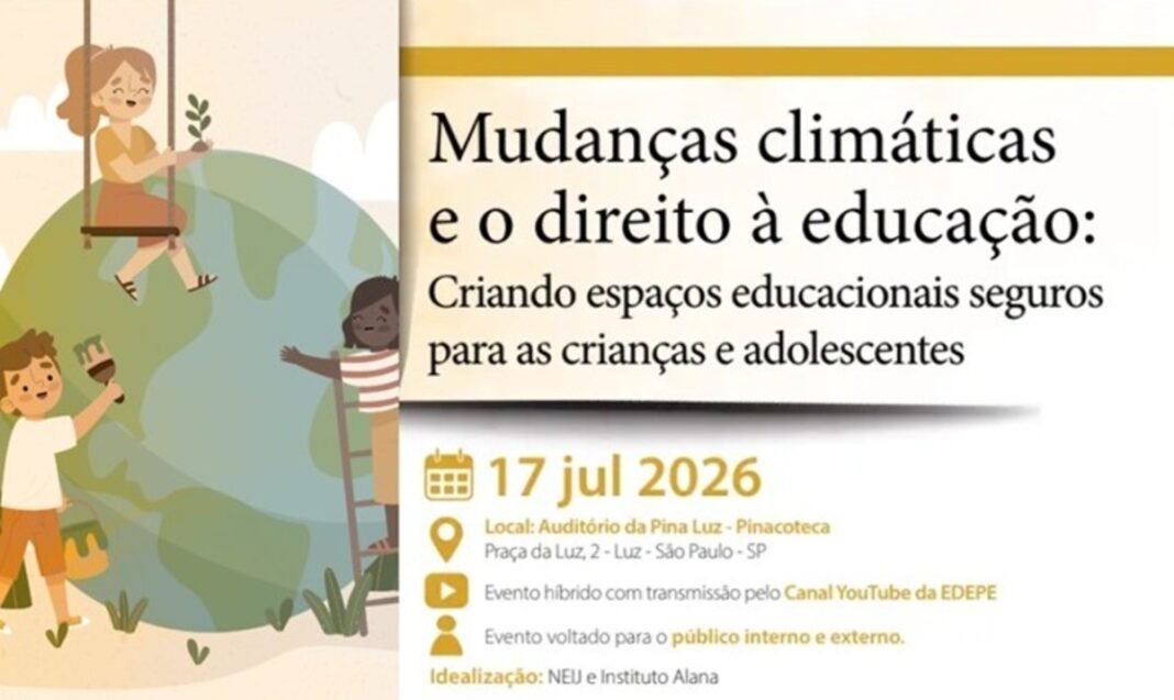 Evento discute escolas resilientes às mudanças climáticas Evento discute escolas resilientes às mudanças climáticas