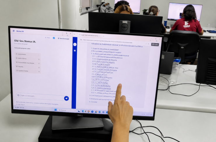 Nomus leva ERP industrial à sala de aula