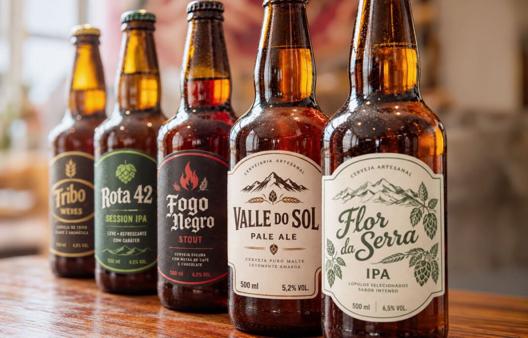 Mercado de cervejas artesanais impulsiona demanda de rótulos Mercado de cervejas artesanais impulsiona demanda de rótulos